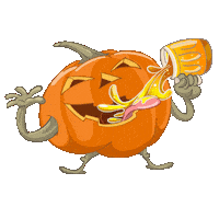 Halloween Drinking Sticker by Crawl With Us