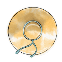 Sun Hat Sonnenhut Sticker