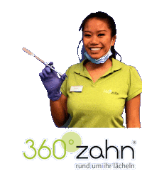 germany smile Sticker by 360°zahn