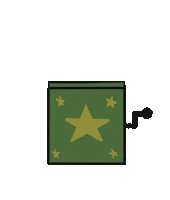 Jack In The Box Middle Finger Sticker