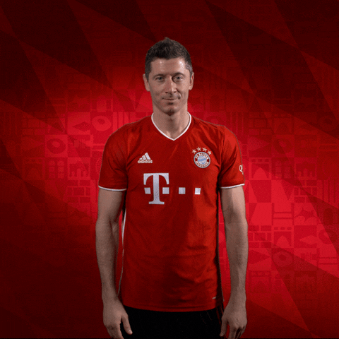 Robert Lewandowski Football GIF by FC Bayern Munich