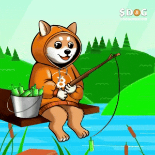 Dogofbitcoin giphyupload dog green candles runestone GIF