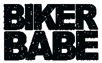 Bikerbabe Sticker by Dirty Jane