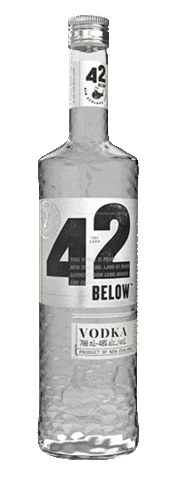 42-BELOW clean vodka clear distilled Sticker