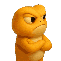 Sad Frog Sticker by Turbo Toad