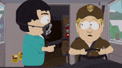 scared hold up GIF by South Park 