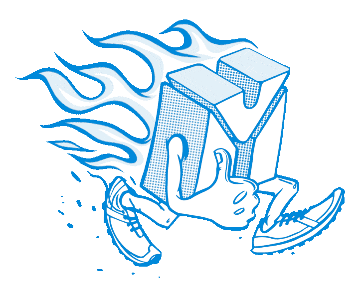 Run Mountain Sticker by MILLET