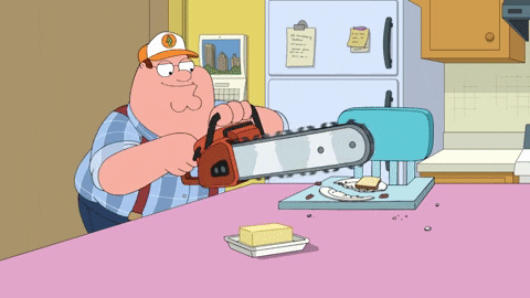Family Guy Chainsaw GIF by FOX TV