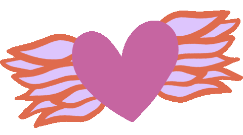 Heart Love Sticker by Carla Lomonaco