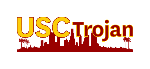 Trojan Fight On Sticker by USC