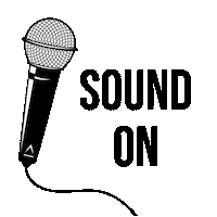 elevateentertainment mic sound microphone sound on Sticker