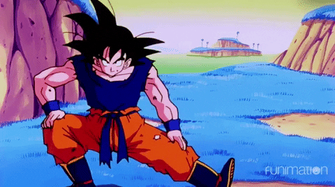Stretching Dragon Ball Z GIF by Funimation