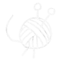 Knitting Yarn Sticker