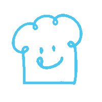 toastiebyghosty toast toastie toastiebyghosty toastieby ghosty Sticker