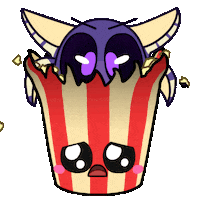 Shocked Dazed And Confused Sticker by Miyrumiyru