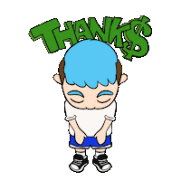 Thanks Thank You Sticker