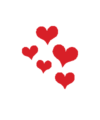 babydonkie love thank you hearts restocked Sticker