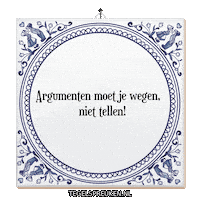 Wegen Troosten Sticker by Tegelspreuken.nl
