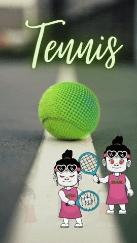 Tennis Player GIF by Zhotcita