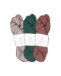 OliviaAndOliverFibers maker knitting yarn knit Sticker