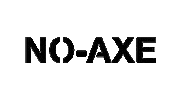 NOAXE wood splitting noaxe houtkloven no-axe Sticker