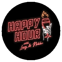 thespinstudio logo podcast studio happy hour Sticker