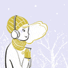 Freezing Snow Day GIF by Caroline Attia Studio