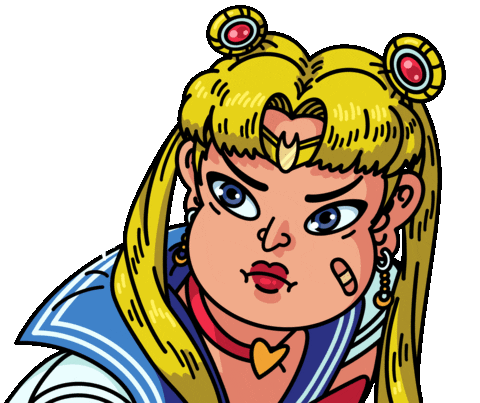 Sailormoon Sticker by cloakwork