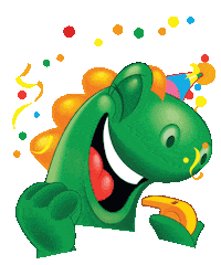 Happy Fun Sticker by Dinord