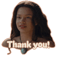 Thanks Thank You Sticker by Walt Disney Studios