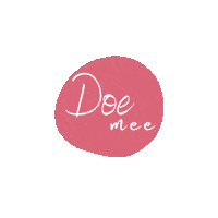 Pink Doe Sticker by liel