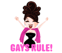 celebrate karen walker Sticker by Will & Grace