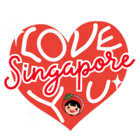 National Day Love Sticker by Ang Ku Kueh Girl and Friends