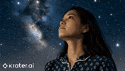 Stars Looking Up GIF by Krater.ai