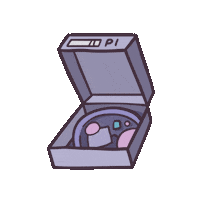 Illustration Pizza Sticker