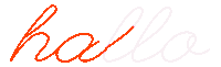 German Hello Sticker