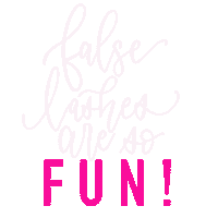 False Lashes Sticker