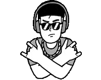 Dance Rock Sticker by Oilheadjunior