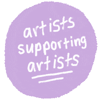 _loveaishax art support artists artist support Sticker