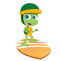 Beach Park Surf Sticker by Turma do Parque