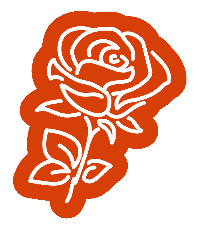 Oregon State University Rose Sticker by Oregon State Ecampus