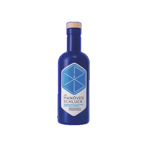 Blue Bottle Sticker by JJs Manöverschluck