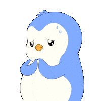 Stressed Penguin Sticker by Pudgy Penguins