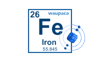 waupacafoundry iron marinette ironwood waupaca Sticker