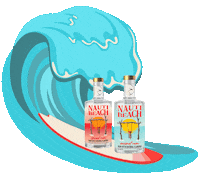 Summer Beach Sticker by Drink Nauti