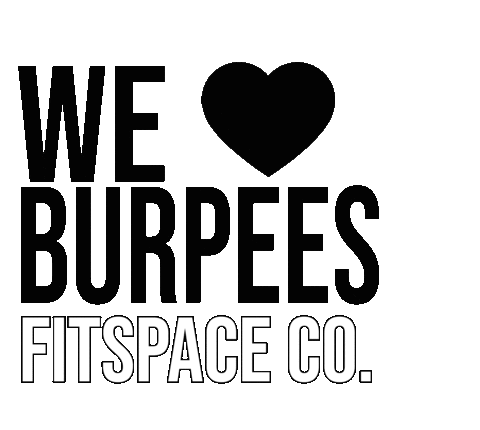 fitness we love burpees Sticker by Dance Barre by Katie Dickens