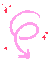 Pink Arrow Sticker