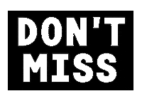 Dont Miss Sticker by SOPHIENSÆLE