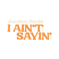 Country Music Text Sticker by Jordan Davis