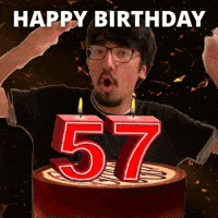57Th Birthday GIF